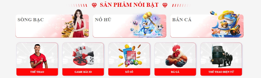 Sảnh game hot ok8386 đa dạng nỗi bật